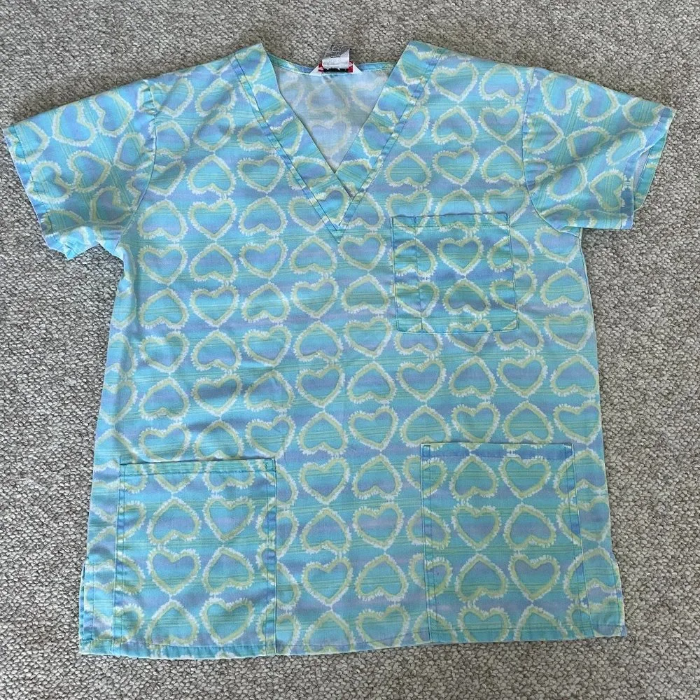 4 Woman Scrubs Tops Size M - Picture 2 of 9